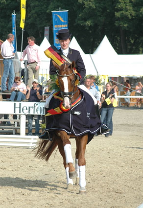 Dantonisius von Don Frederico ist Bundeschampion 2005 der 3-jährigen Reitpferde geworden